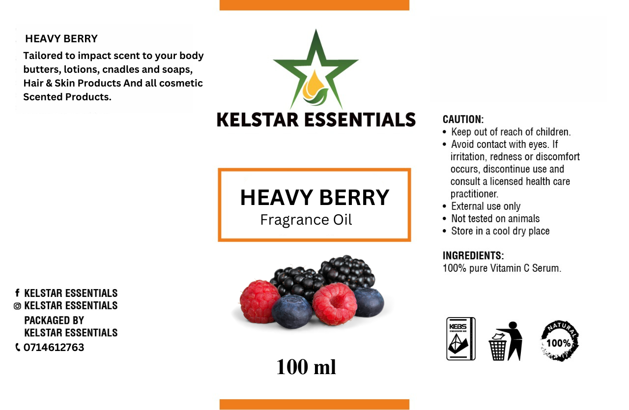Heavy Berry Organic Fragrance Oil - 100Ml